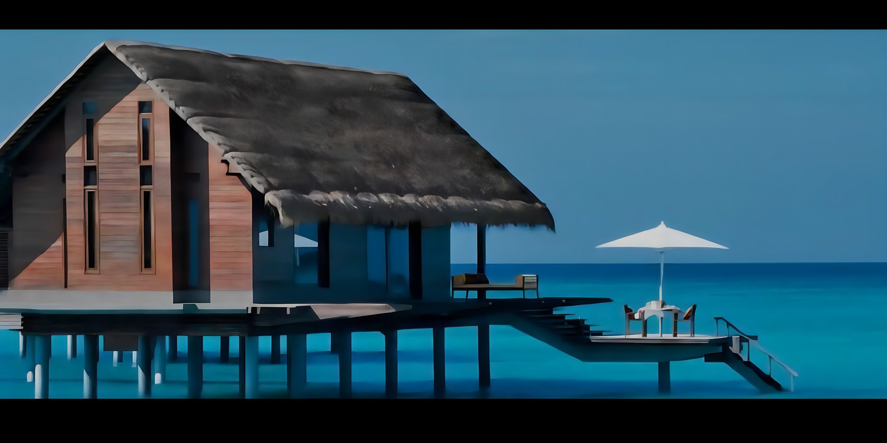 Overwater villa at One and Only Reethi Rah Resort, Maldives